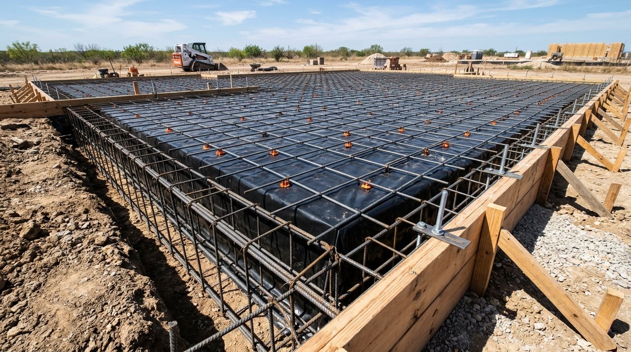 Perimeter Grade Beam and Rebar Grid