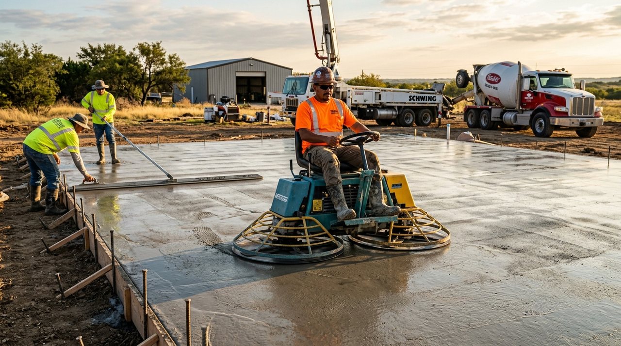 Texas Monolithic Concrete Pour